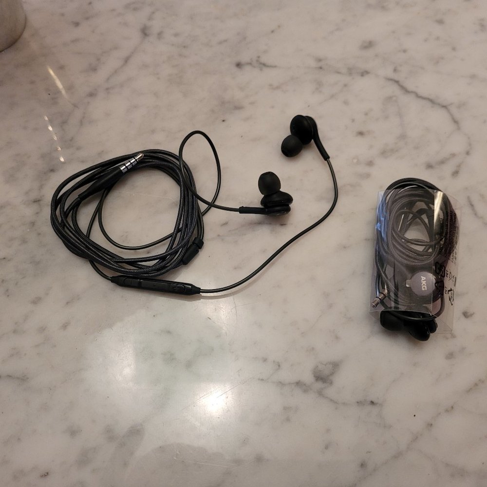 2 pairs of AKG Ear Buds. Never Used.